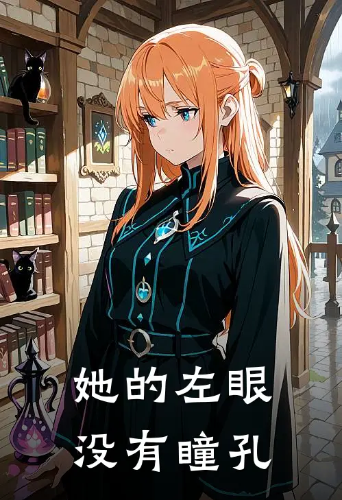 她的左眼没有瞳孔