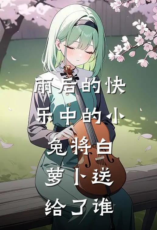 雨后的快乐中的小兔将白萝卜送给了谁