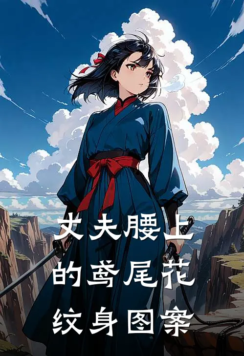 丈夫腰上的鸢尾花纹身图案